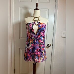 Marciano Multicolor Abstract Women's mini dress , blouse‎